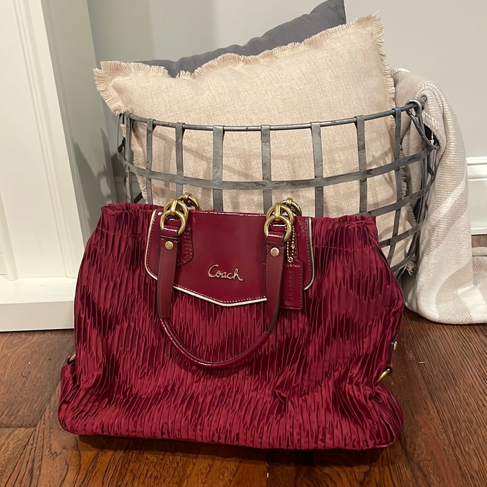 Coach Purse and Scarf Combo